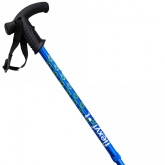 Flexyfoot Derby Handle Telescopic Walking Stick - Blue